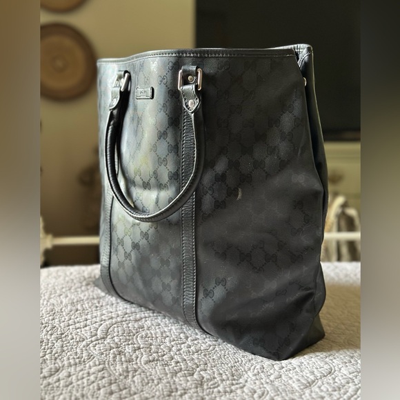 Gucci Implement black tote back Great condition Double handles black - Picture 1 of 16